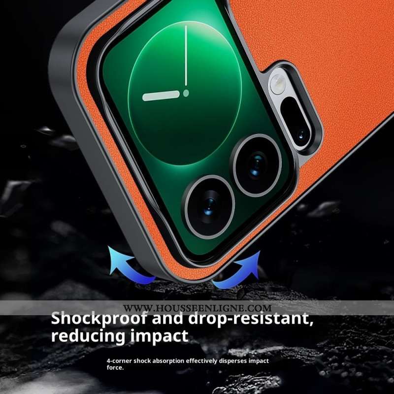 Coque Xiaomi 17 Pro Simili Cuir