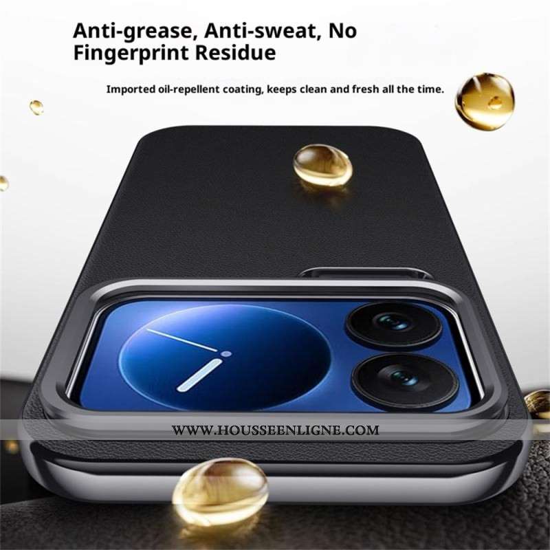 Coque Xiaomi 17 Pro Support Intégré et Cadre Métal