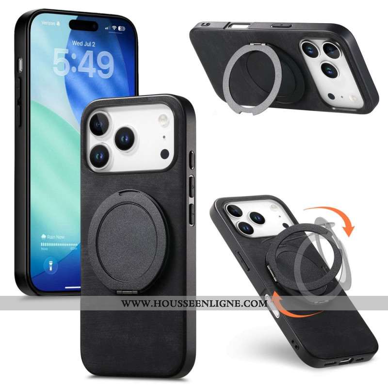 Coque Xiaomi 17 Pro Support Rotatif Design Rétro