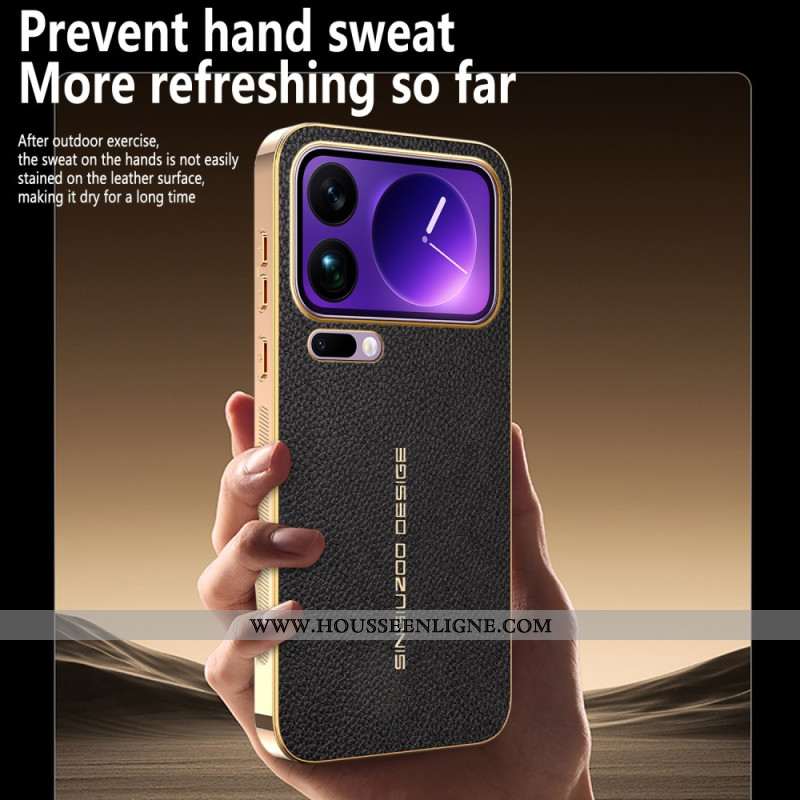 Coque Xiaomi 17 Pro Texture Litchi Anti-Rayures