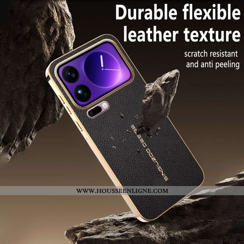 Coque Xiaomi 17 Pro Texture Litchi Anti-Rayures