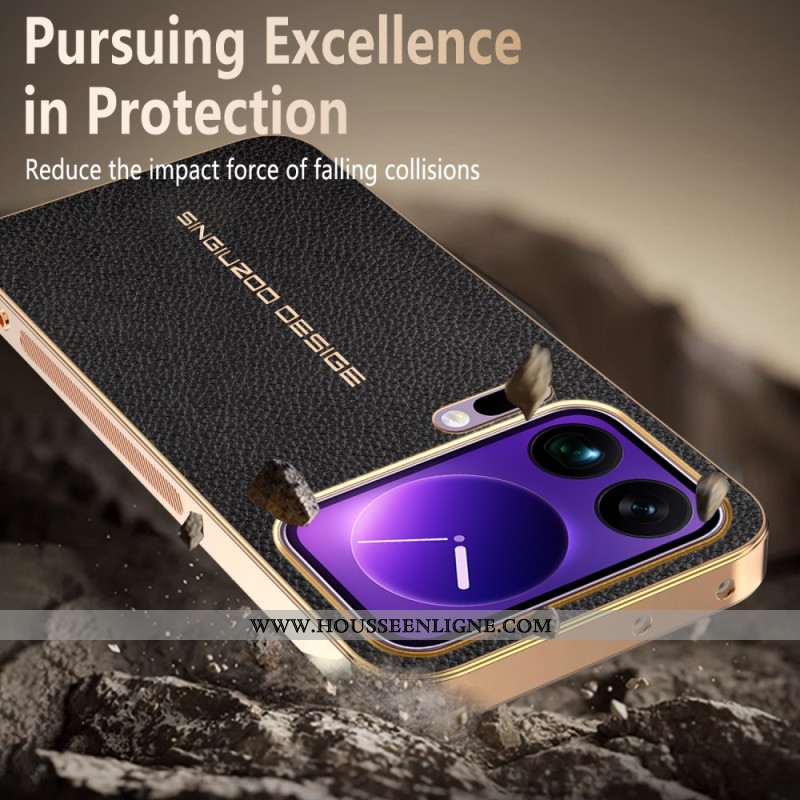 Coque Xiaomi 17 Pro Texture Litchi Anti-Rayures