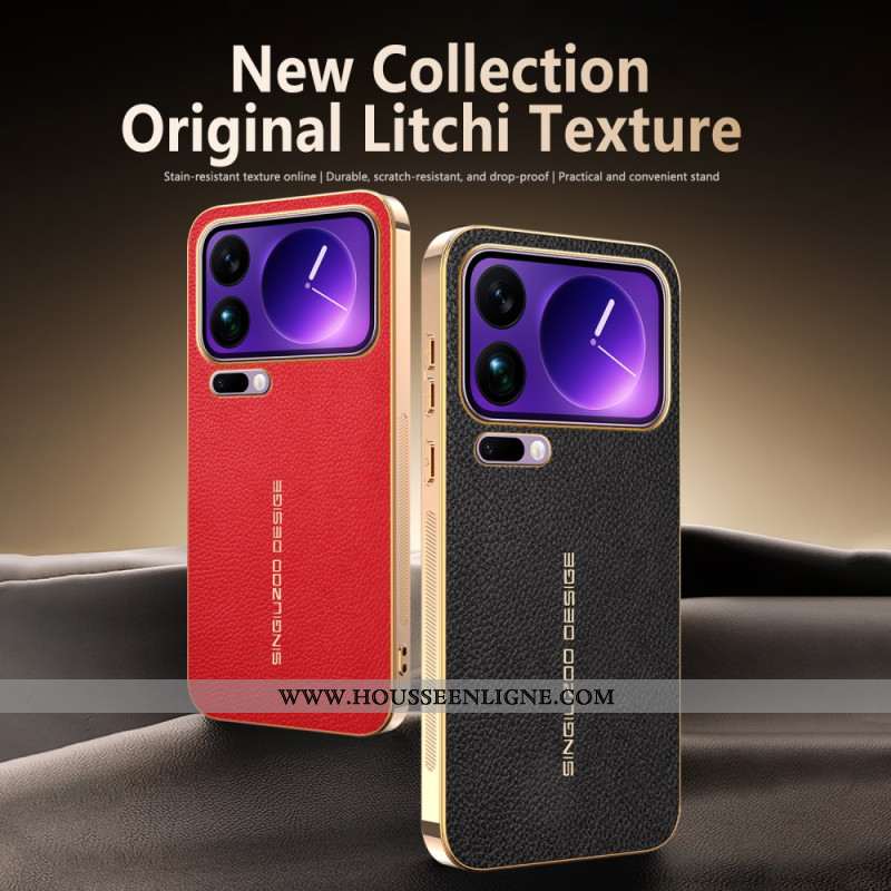 Coque Xiaomi 17 Pro Texture Litchi Anti-Rayures