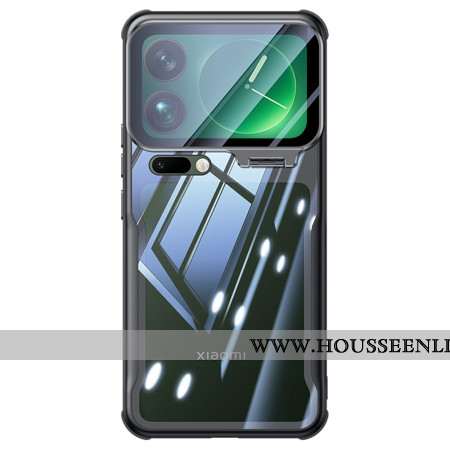 Coque Xiaomi 17 Pro Transparente Support Intégré et Protection Caméra