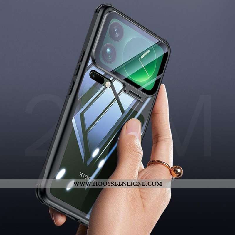 Coque Xiaomi 17 Pro Transparente Support Intégré et Protection Caméra