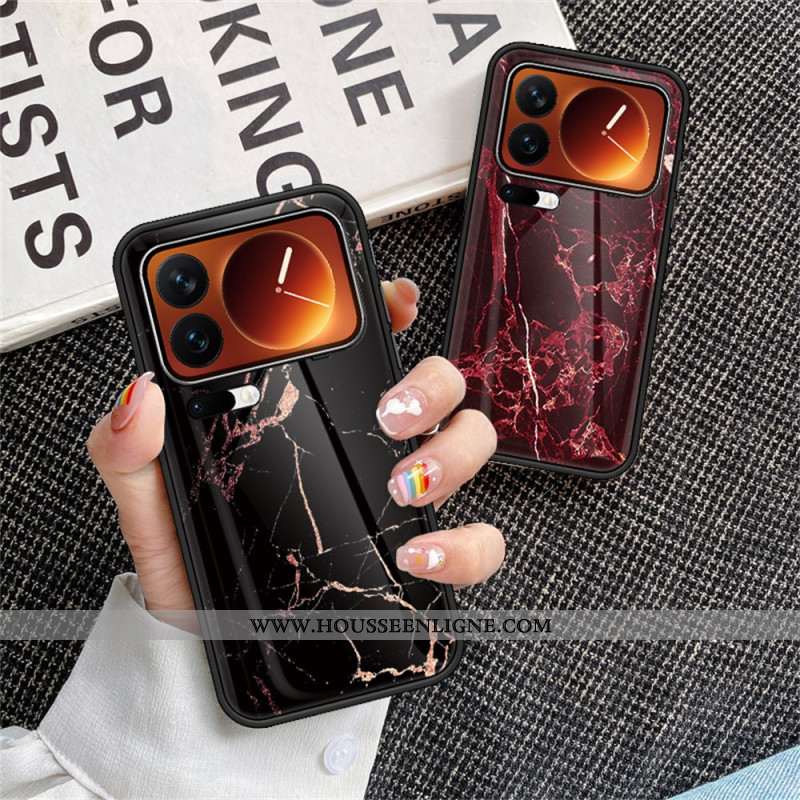 Coque Xiaomi 17 Pro Verre Trempé Motif Marbre