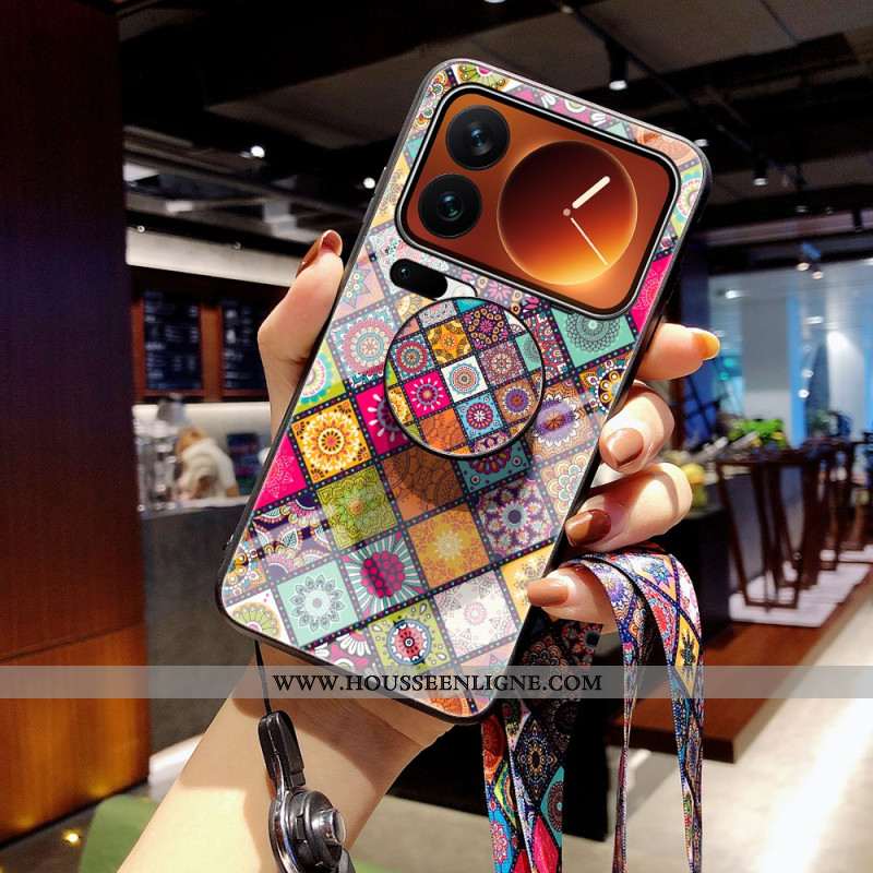 Coque Xiaomi 17 Pro Verre Trempé Support et Lanière