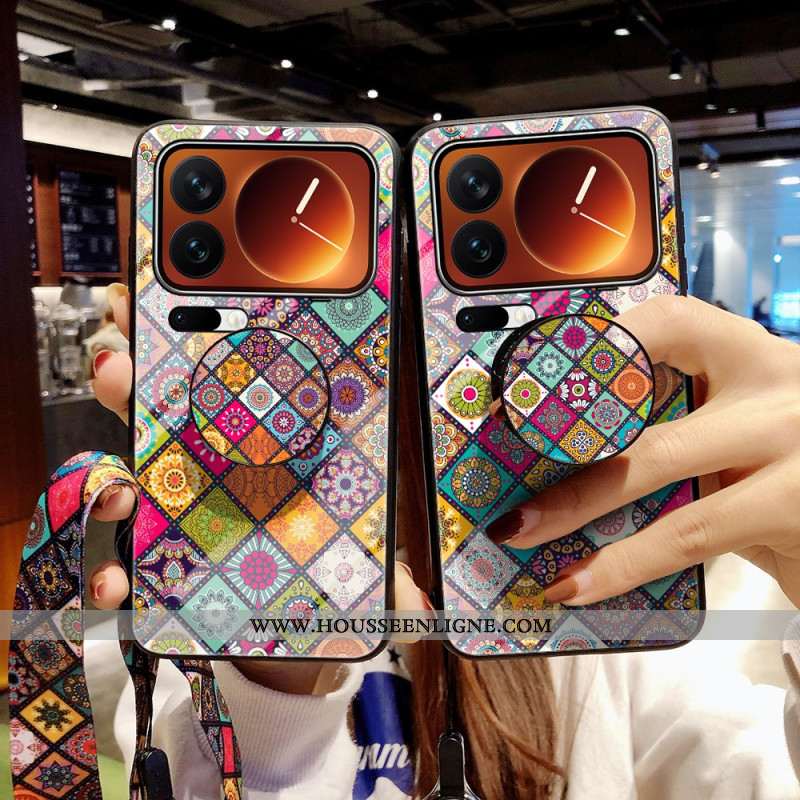 Coque Xiaomi 17 Pro Verre Trempé Support et Lanière