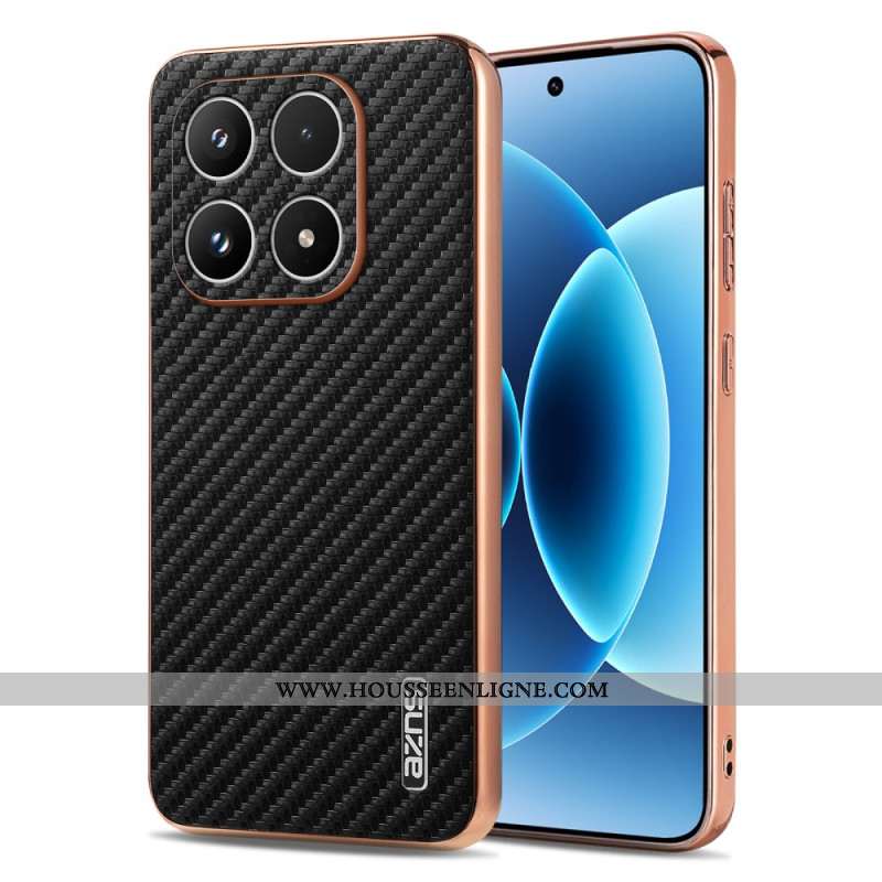 Coque Xiaomi 17 Texture Fibre de Carbone AZNS