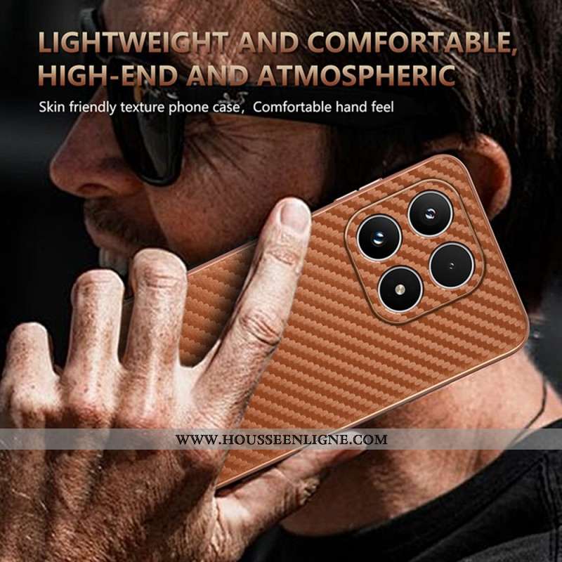 Coque Xiaomi 17 Texture Fibre de Carbone AZNS