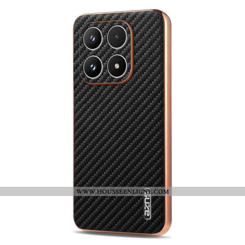 Coque Xiaomi 17 Texture Fibre de Carbone AZNS