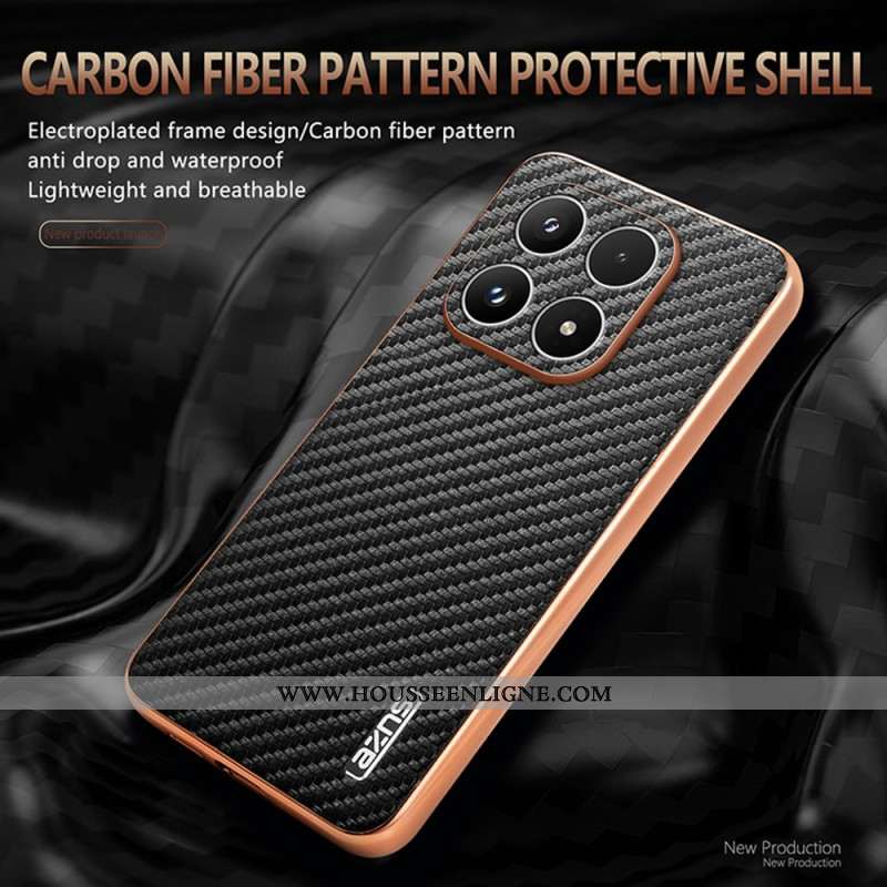 Coque Xiaomi 17 Texture Fibre de Carbone AZNS