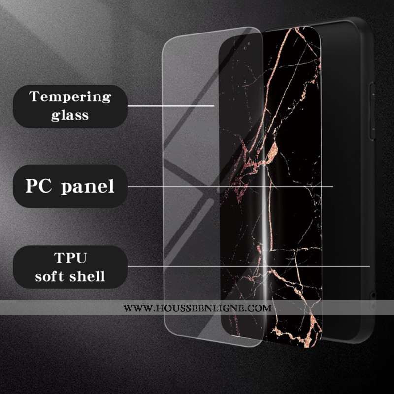 Coque Xiaomi 17 Verre Trempé Motif Marbre