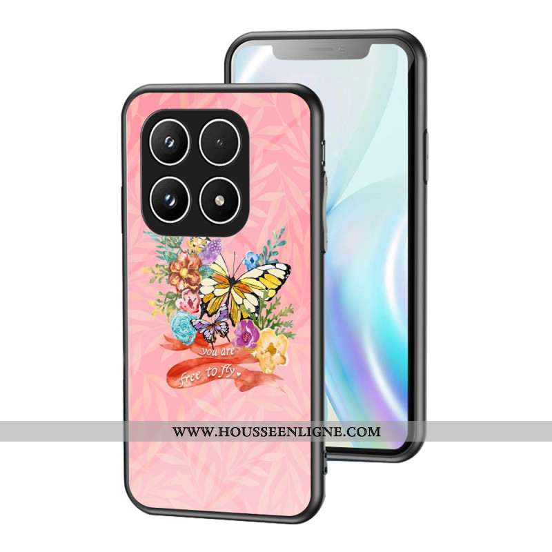 Coque Xiaomi 17 Verre Trempé Motif Papillons