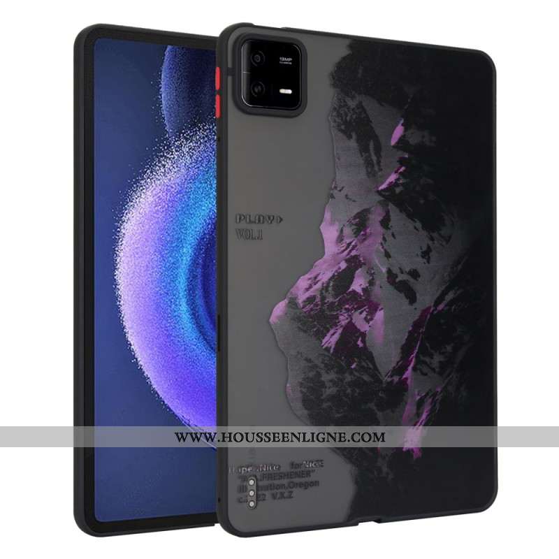 Coque Xiaomi Pad 6 / 6 Pro Montagne Enneigée Violette