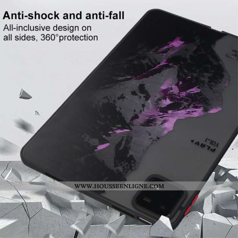 Coque Xiaomi Pad 6 / 6 Pro Montagne Enneigée Violette