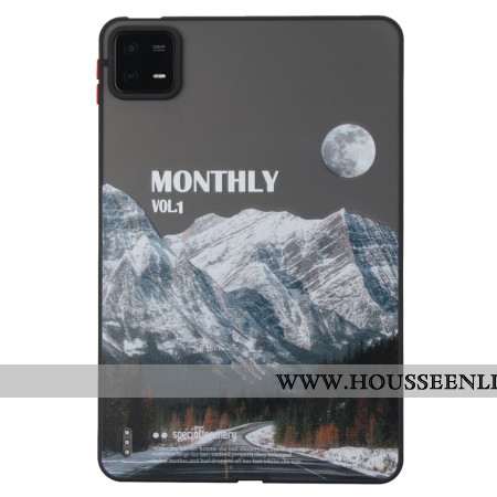 Coque Xiaomi Pad 6 / 6 Pro Montagne Enneigée et l'Autoroute