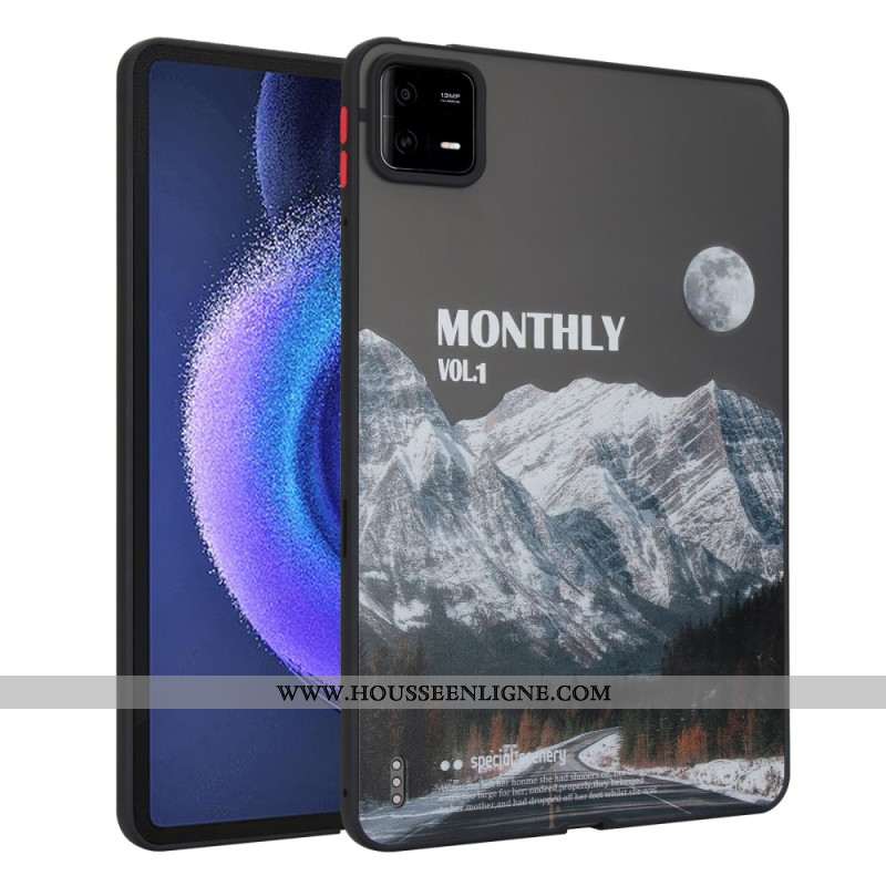 Coque Xiaomi Pad 6 / 6 Pro Montagne Enneigée et l'Autoroute
