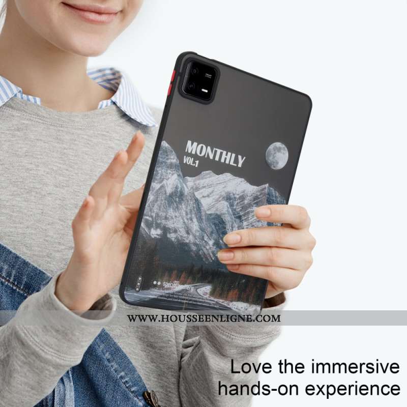 Coque Xiaomi Pad 6 / 6 Pro Montagne Enneigée et l'Autoroute