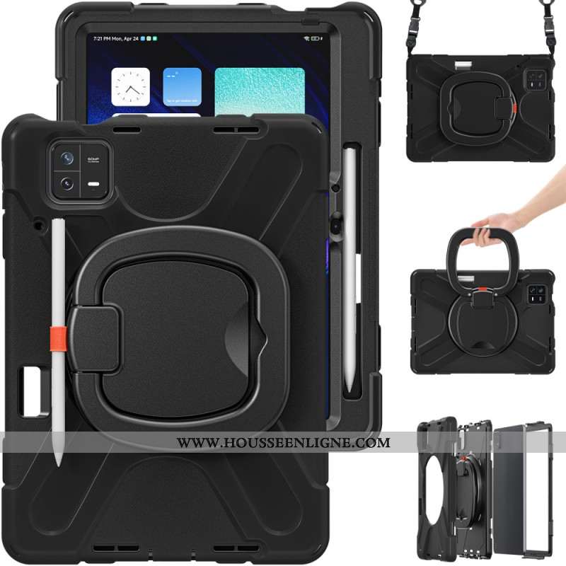 Coque Xiaomi Pad 6 Support Rotatif et Bandoulière