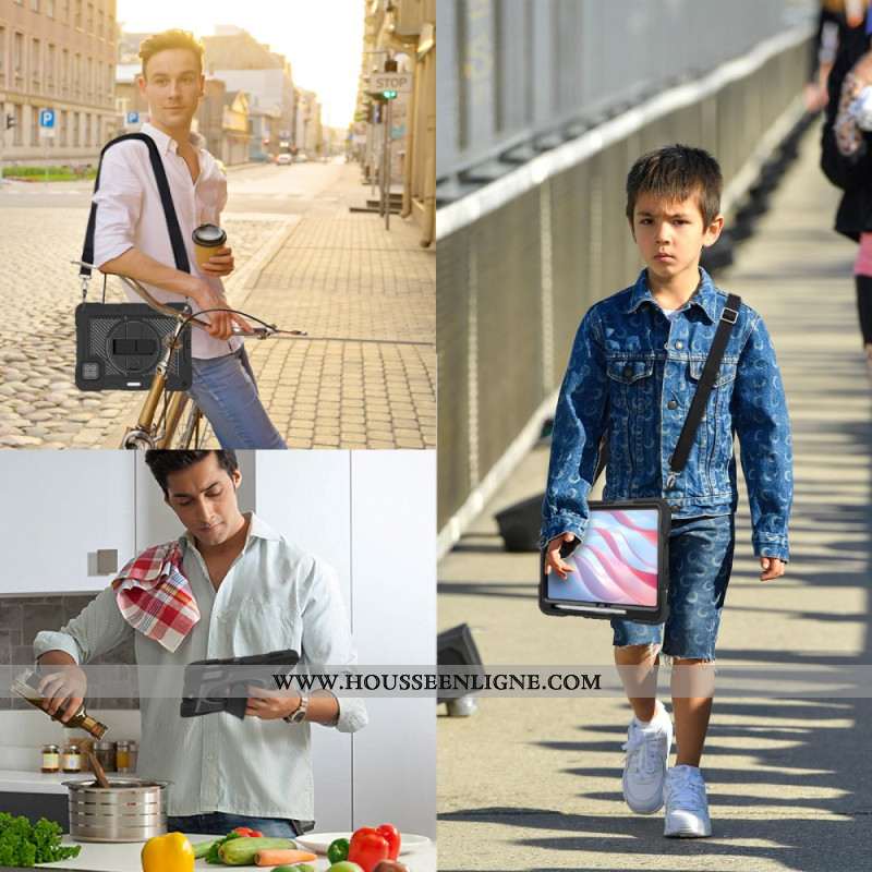 Coque Xiaomi Pad 7 / 7 Pro Ultra Résistante avec Support et Bandoulière