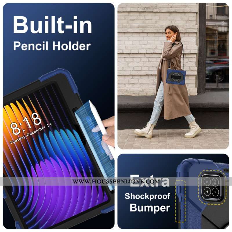 Coque Xiaomi Pad 7 / Pad 7 Pro Protection Complète avec bandoulière