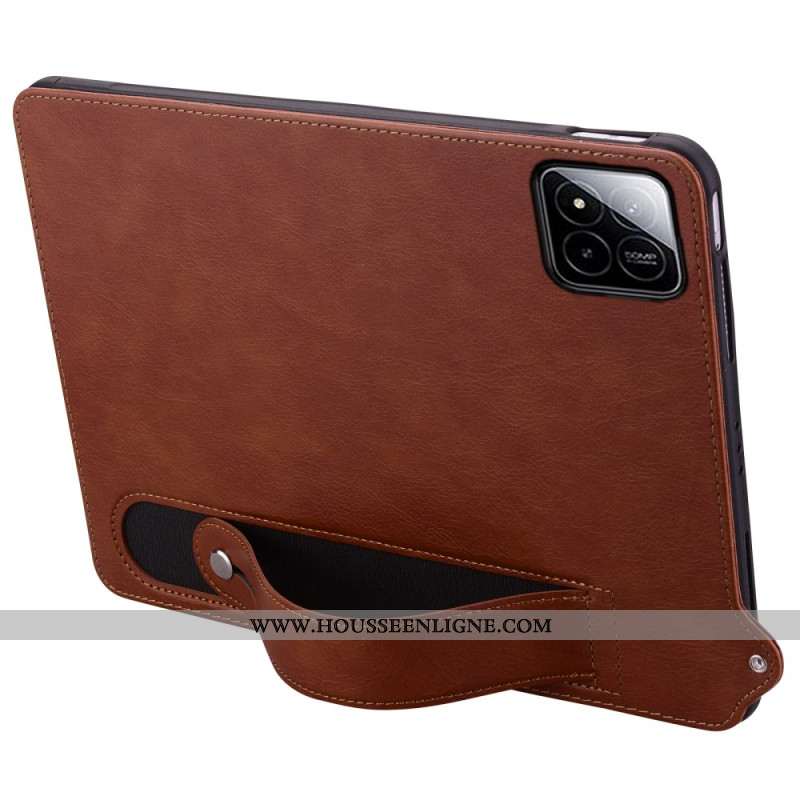 Coque Xiaomi Pad 7 / Pad 7 Pro Simili Cuir avec Sangle-Support