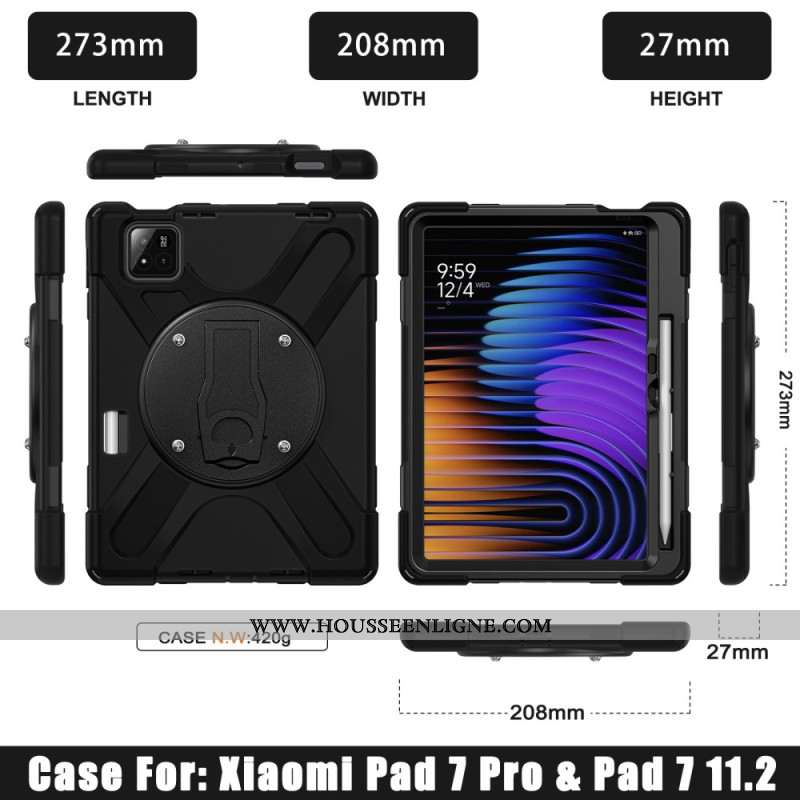Coque Xiaomi Pad 7 / Pad 7 Pro Support Rotatif à
