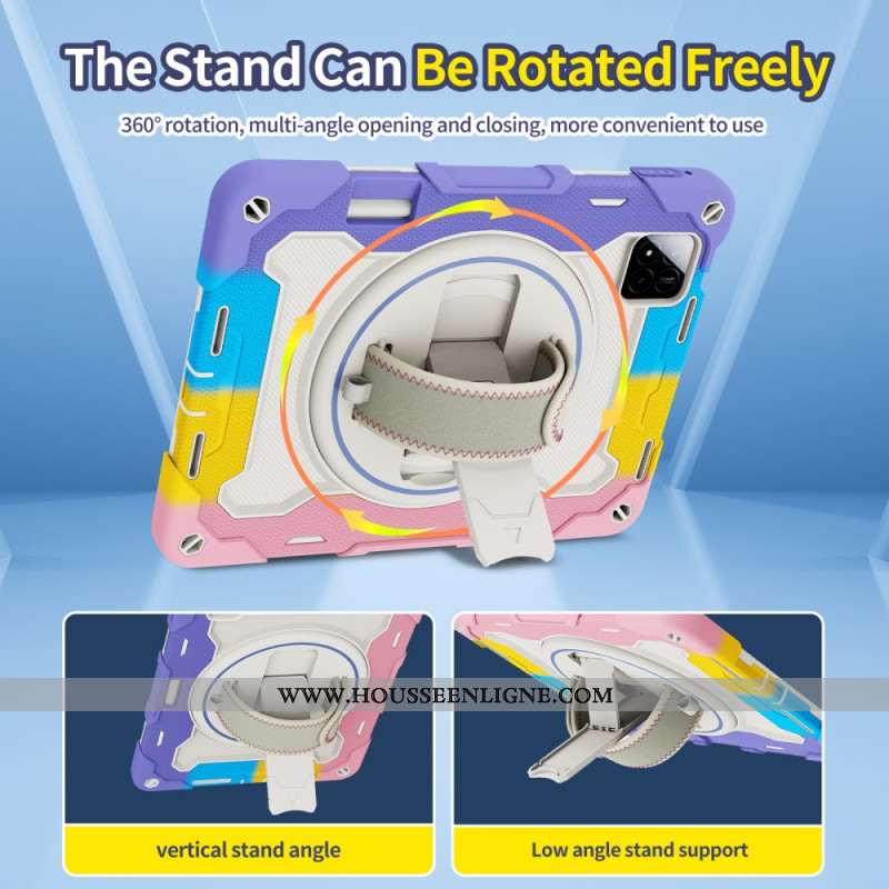 Coque Xiaomi Pad 7 / Pad 7 Pro Ultra Résistante avec Sangle et Support