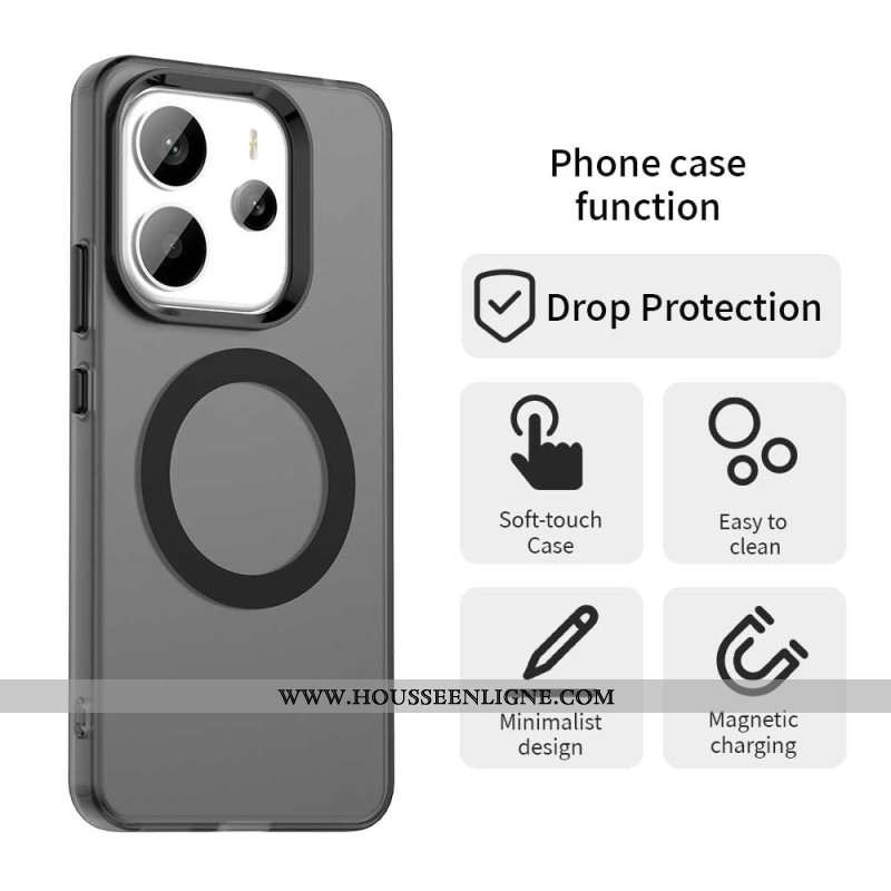 Coque Xiaomi Redmi Note 14 4G Compatible MagSafe Teintée