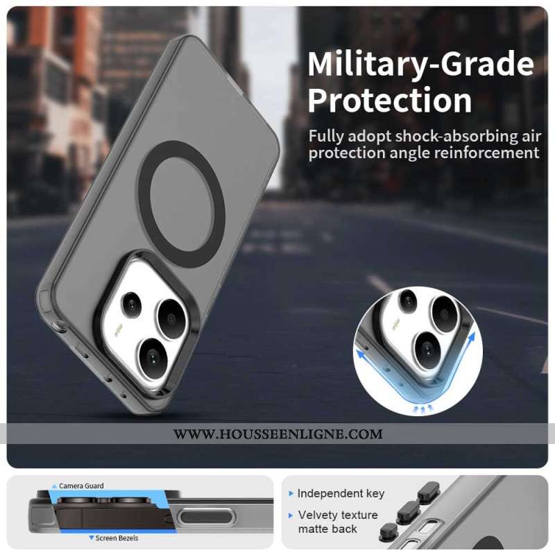 Coque Xiaomi Redmi Note 14 4G Compatible MagSafe Teintée