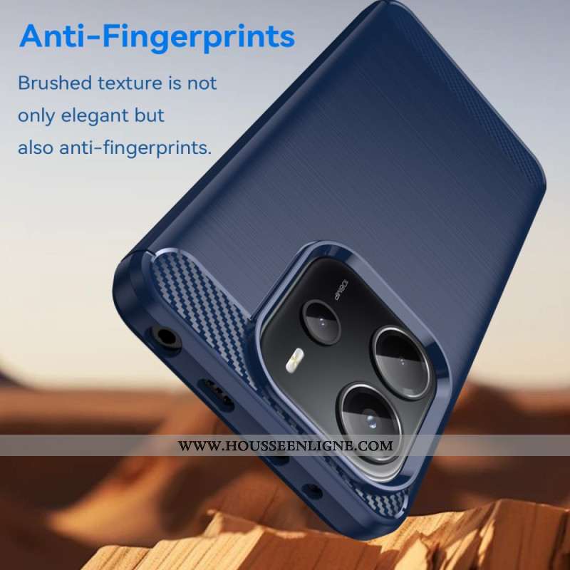 Coque Xiaomi Redmi Note 14 4G Fibre Carbone Brossée