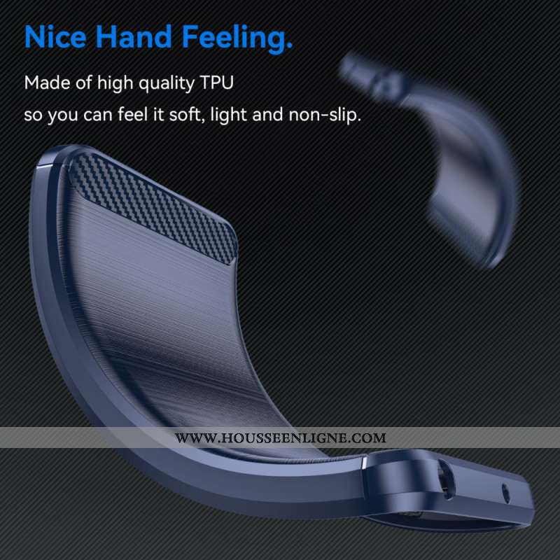 Coque Xiaomi Redmi Note 14 4G Fibre Carbone Brossée