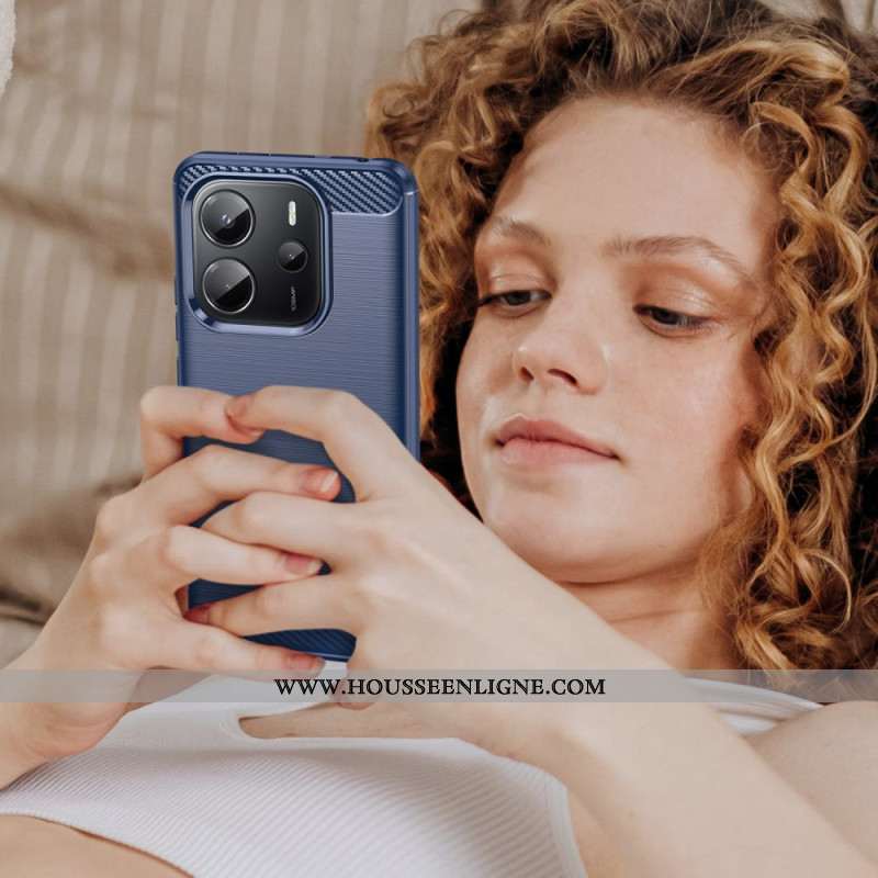 Coque Xiaomi Redmi Note 14 4G Fibre Carbone Brossée