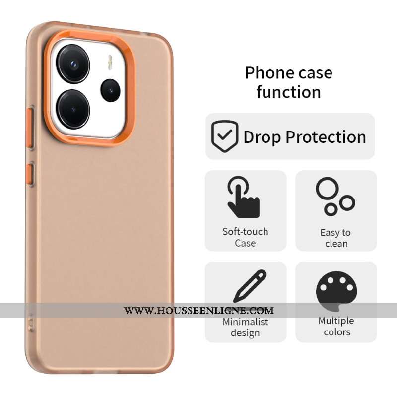 Coque Xiaomi Redmi Note 14 4G Givrée Colorée