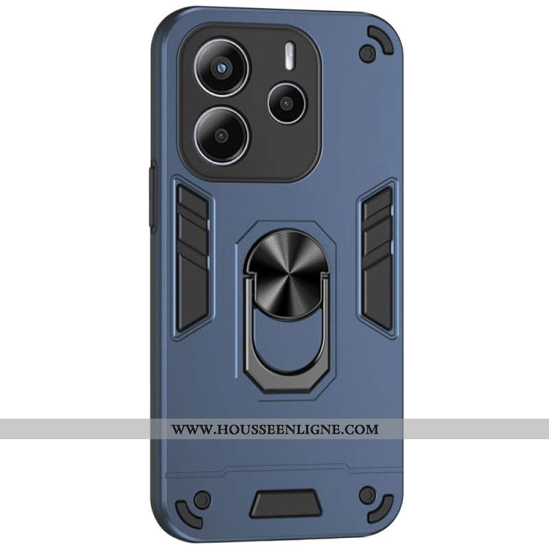 Coque Xiaomi Redmi Note 14 4G Hybride avec Anneau-Support