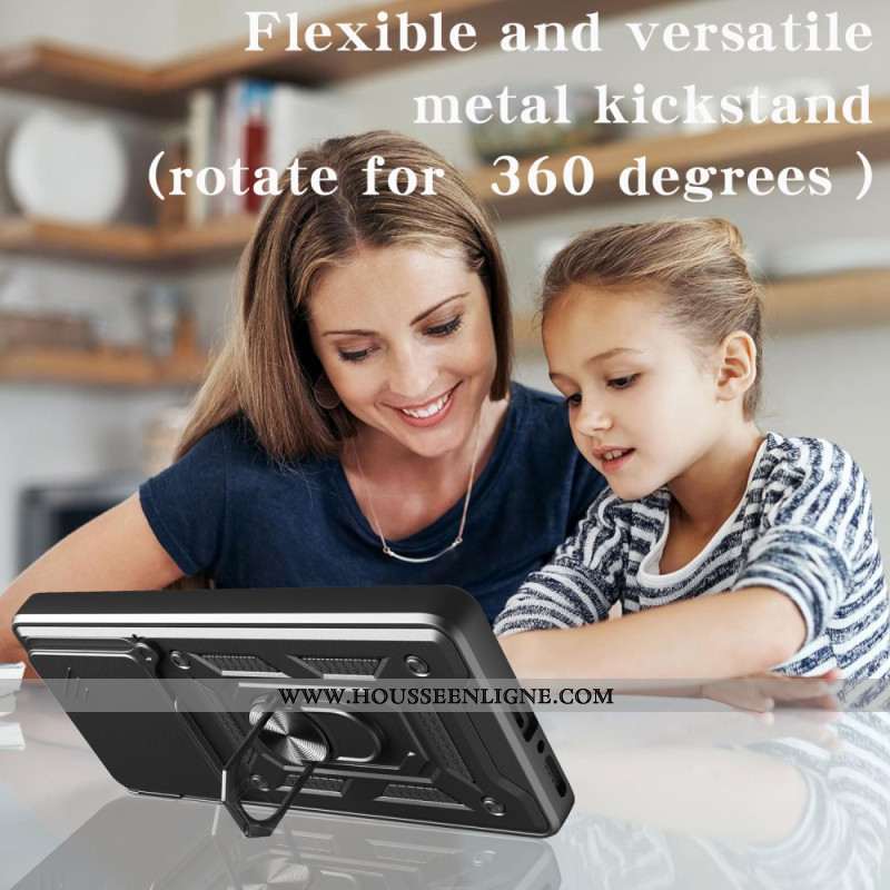 Coque Xiaomi Redmi Note 14 4G Protection Coulissante pour Caméra