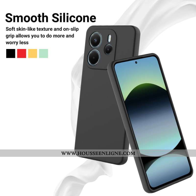 Coque Xiaomi Redmi Note 14 4G Silicone Liquide à Lanière