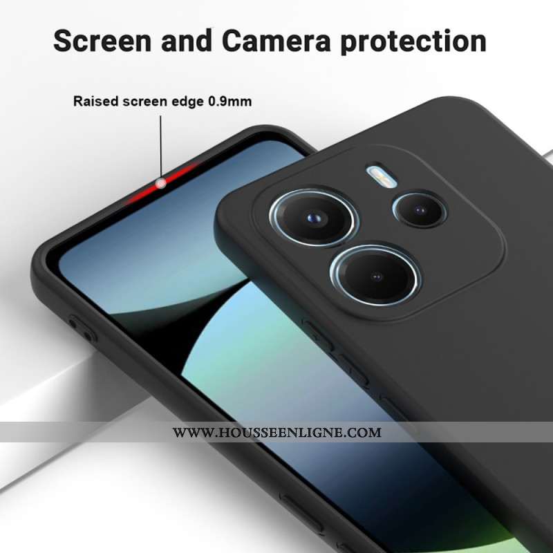 Coque Xiaomi Redmi Note 14 4G Silicone Liquide à Lanière