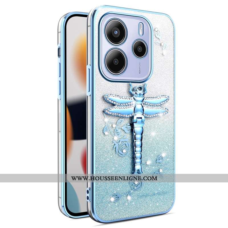 Coque Xiaomi Redmi Note 14 4G Support Papillon