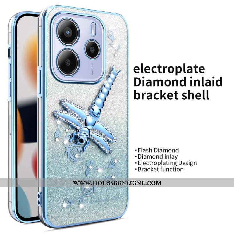 Coque Xiaomi Redmi Note 14 4G Support Papillon