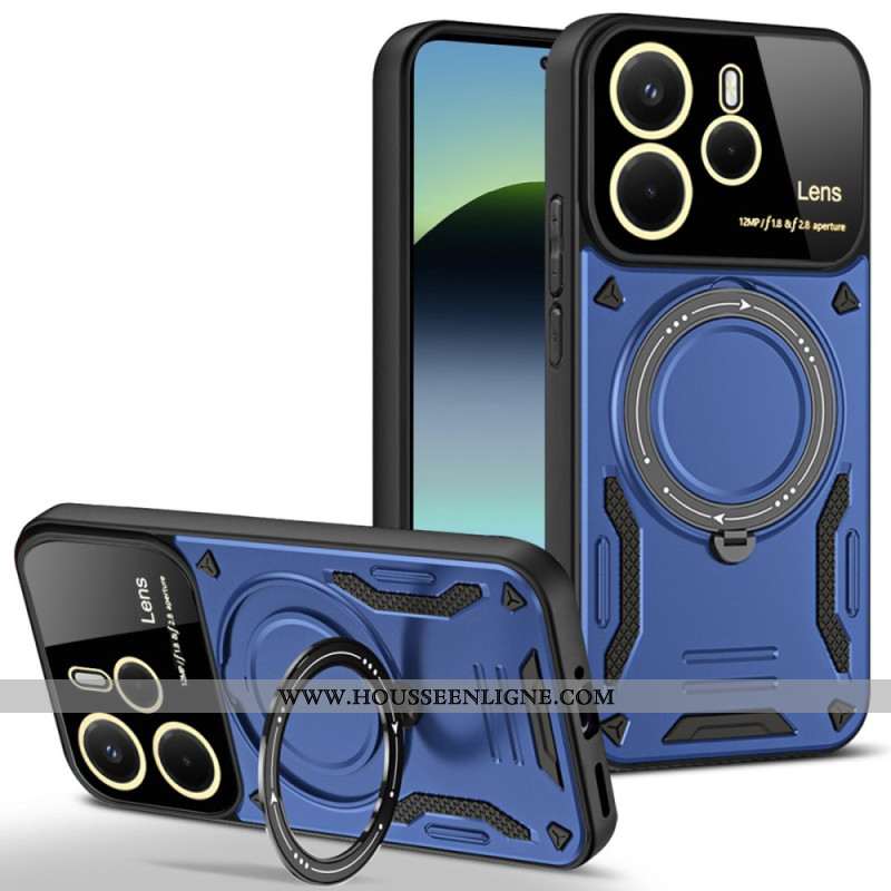 Coque Xiaomi Redmi Note 14 4G Support Rotatif Magnétique