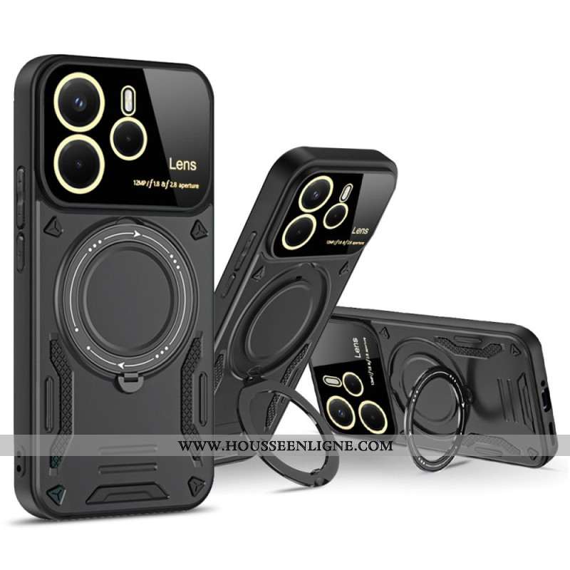 Coque Xiaomi Redmi Note 14 4G Support Rotatif Magnétique