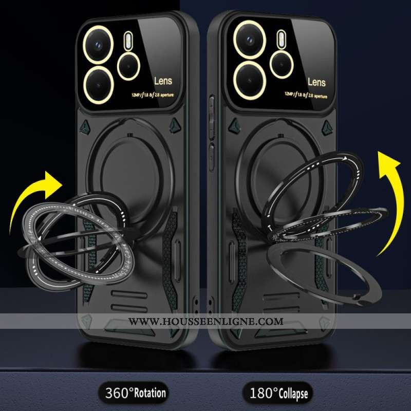 Coque Xiaomi Redmi Note 14 4G Support Rotatif Magnétique