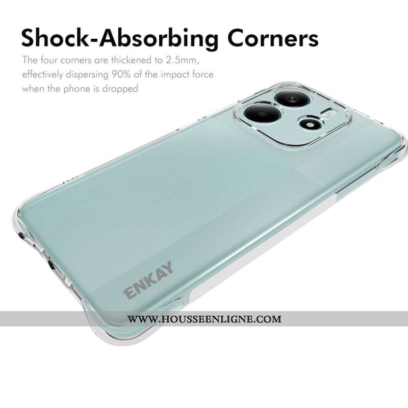 Coque Xiaomi Redmi Note 14 4G Transparente ENKAY