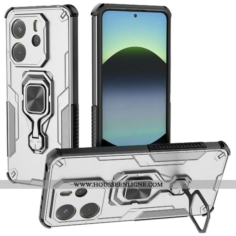 Coque Xiaomi Redmi Note 14 4G Ultra Résistante avec Support Rotatif