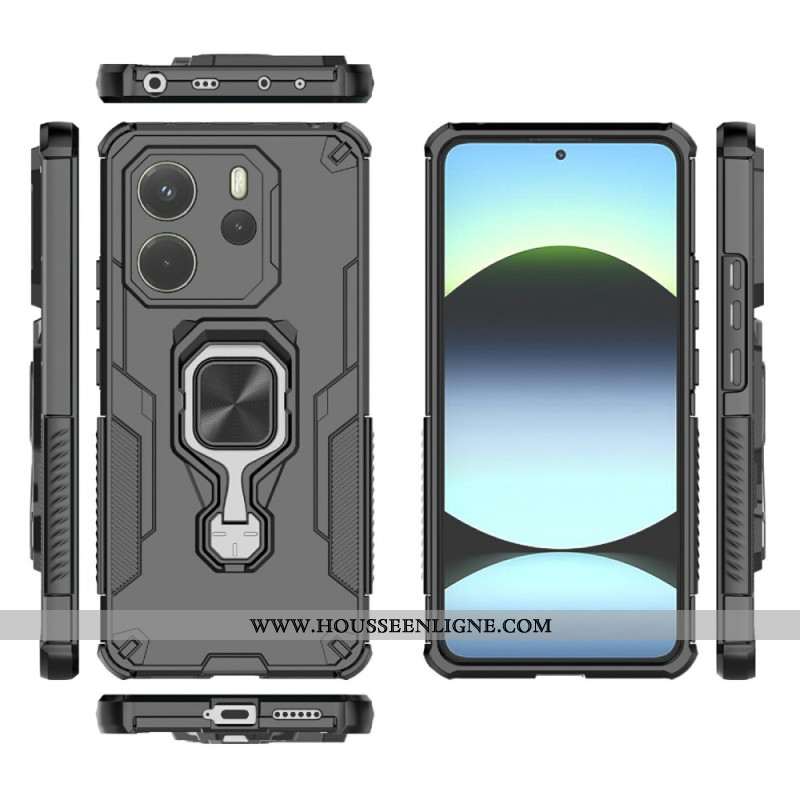 Coque Xiaomi Redmi Note 14 4G Ultra Résistante avec Support Rotatif