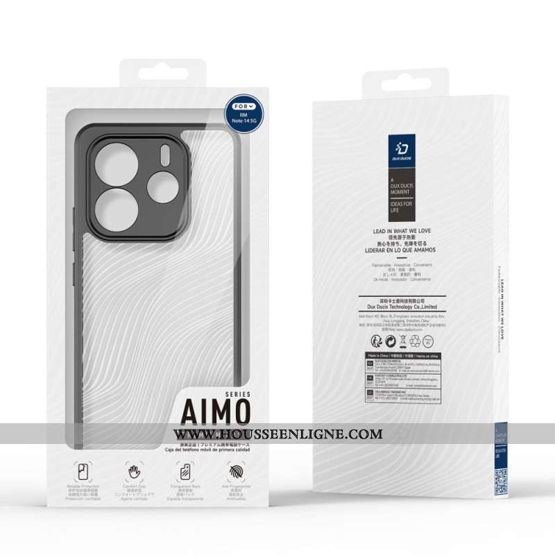 Coque Xiaomi Redmi Note 14 5G Aimo Series DUX DUCIS