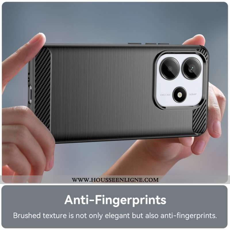 Coque Xiaomi Redmi Note 14 5G Fibre Carbone Brossée
