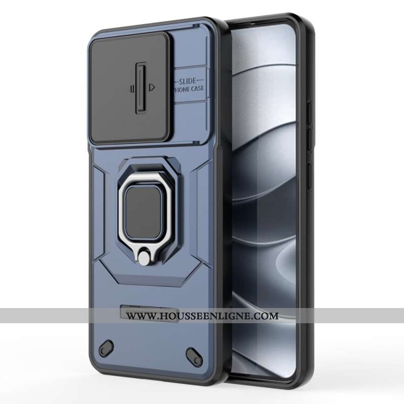 Coque Xiaomi Redmi Note 14 5G Multifonctionnelle avec Support et Protection d'Objectif